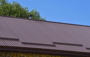 typical Lower Ochrwyth corrugated roof uses